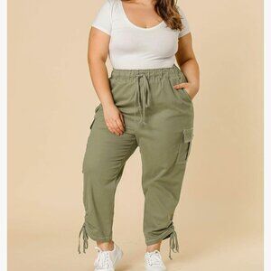 Agnes Orinda Draw String Cargo Pant with Pockets